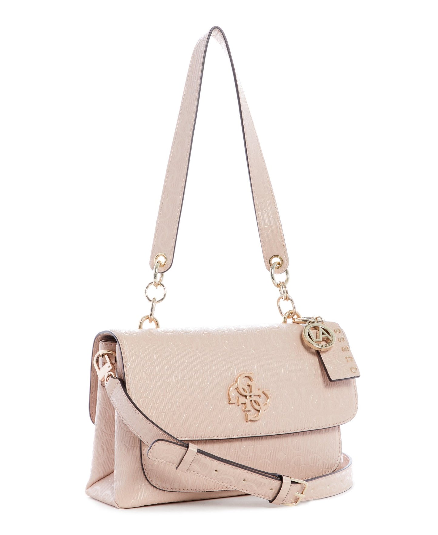 Guess, Cathleen, Textile Bag, Shoulder Bag, Blush, For Women