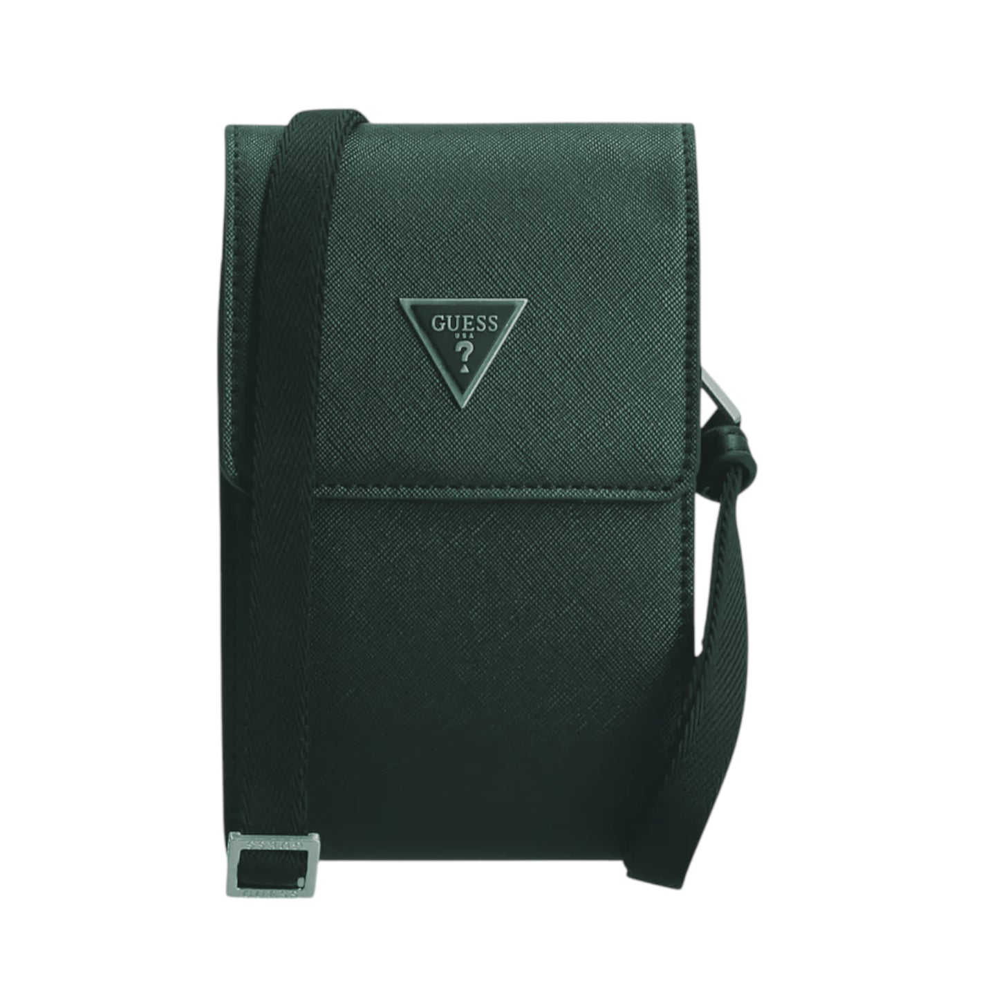 Guess, Certosa, Polyurethane, Textile Crossbody Bag, Grey, HMCERTP2285, 22 x 23.5 x 5 cm, For Men