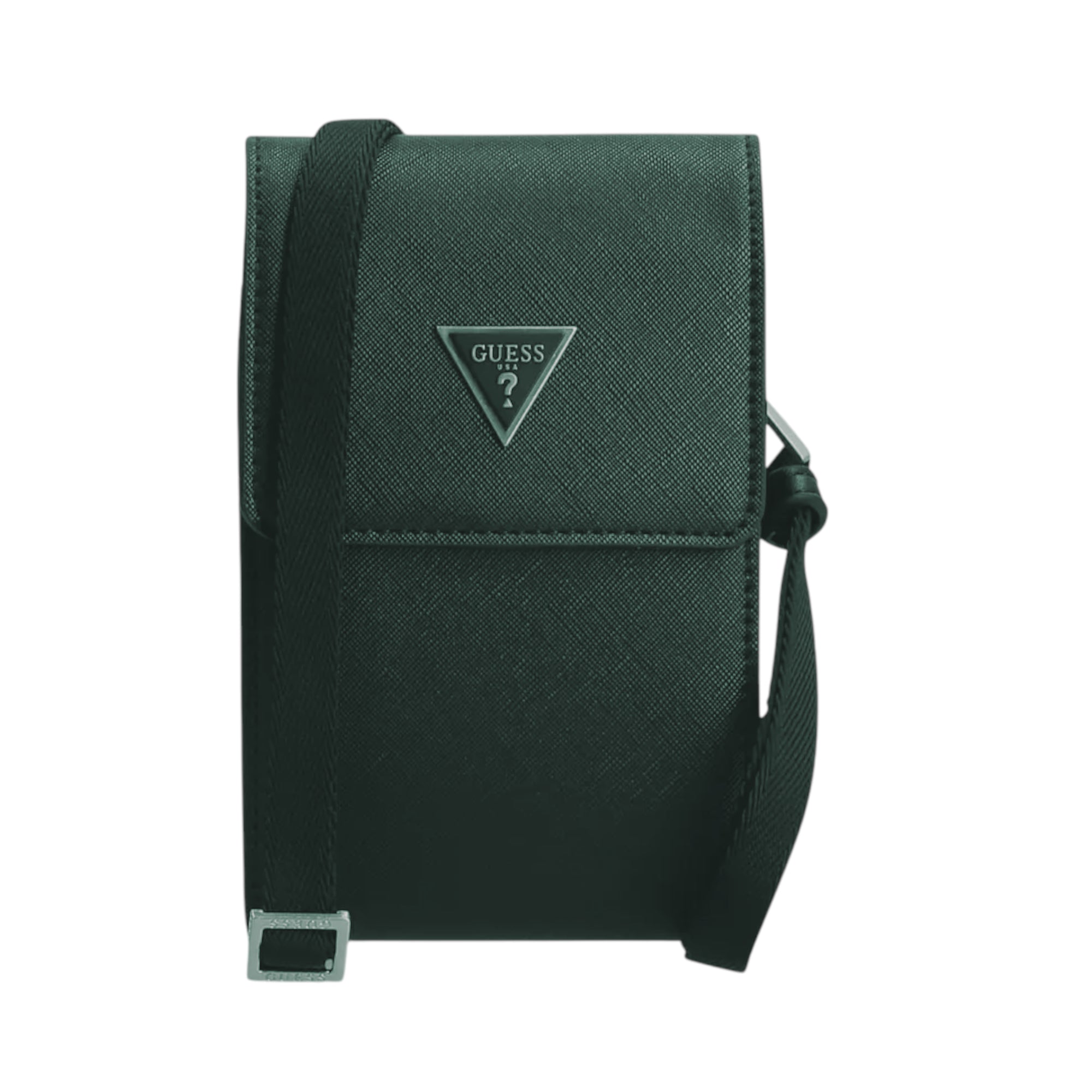 Guess, Certosa, Polyurethane, Textile Crossbody Bag, Grey, HMCERTP2285, 22 x 23.5 x 5 cm, For Men