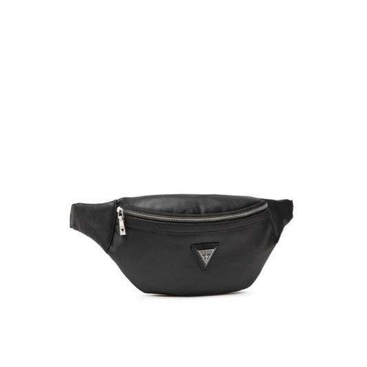 Guess, Certosa, Synthetic Leather, Textile Fanny Pack, hmcrts p1330, Black, 28 x 14 x 8 cm, For Men