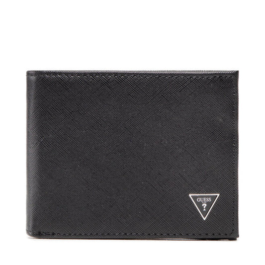 Guess, Certosa, Textile Wallet, SMCRTOLEA24, Black, For Men