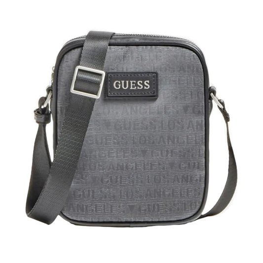 Guess, Dan, Document Holder, Textile Crossbody Bag, Black, HMDLJCP0317, For Men