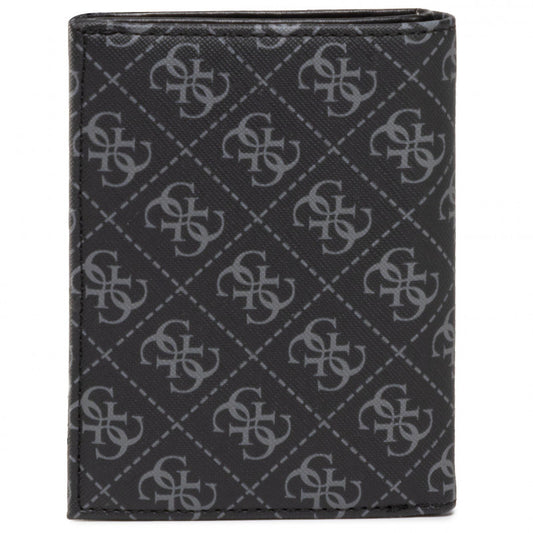 Guess, Dan, Textile Wallet, Small, Black, For Men
