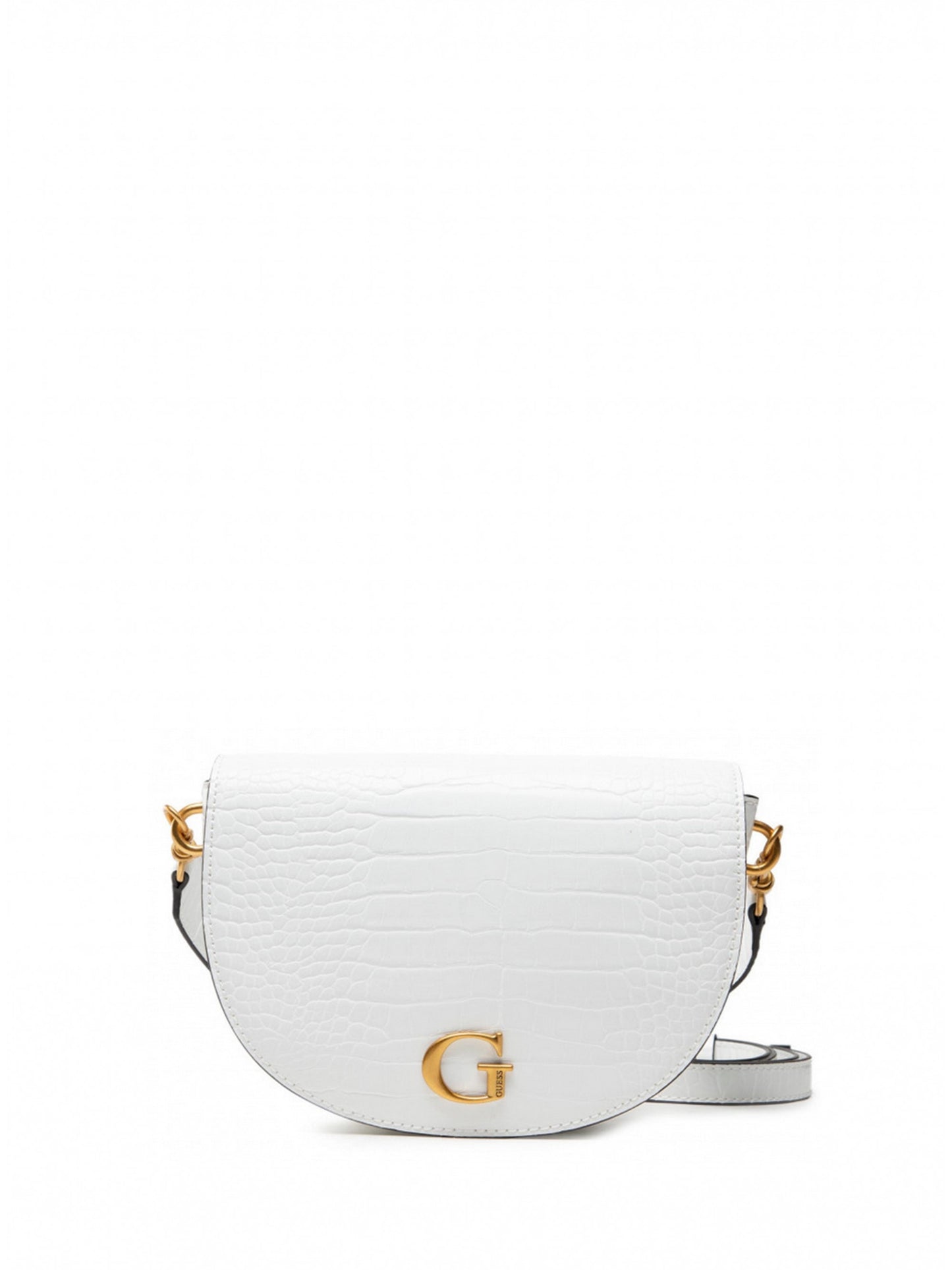 Guess, Danna, Polyurethane, Textile Bag, White, HWCA8420190WHI, For Women, 24 x 17 x 5 cm