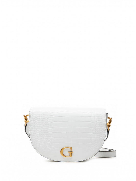Guess, Danna, Polyurethane, Textile Bag, White, HWCA8420190WHI, For Women, 24 x 17 x 5 cm