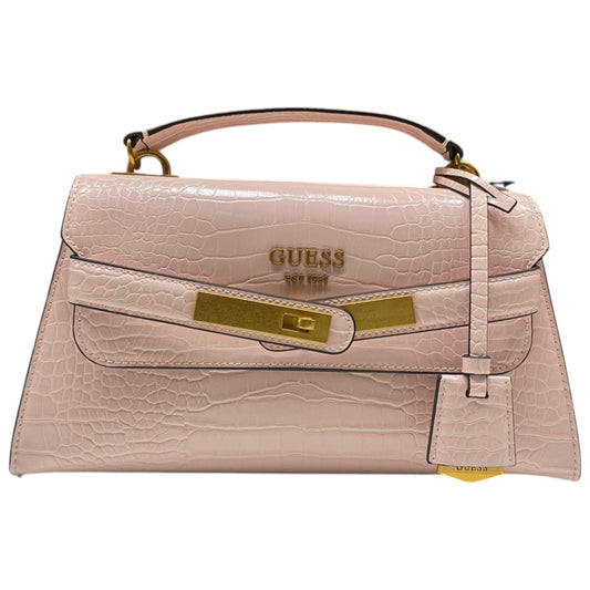 Guess, Enisa, Polyurethane, Textile Bag, Powder Pink, CA842120, For Women, 29 x 16.5 x 11 cm