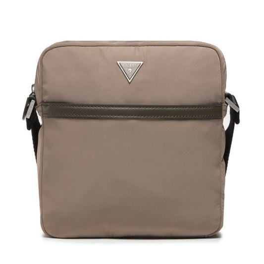 Guess, Guess, Nylon And Leather, Textile Crossbody Bag, HMCERN, 21.5 x 21.5 x 6.5 cm, For Women