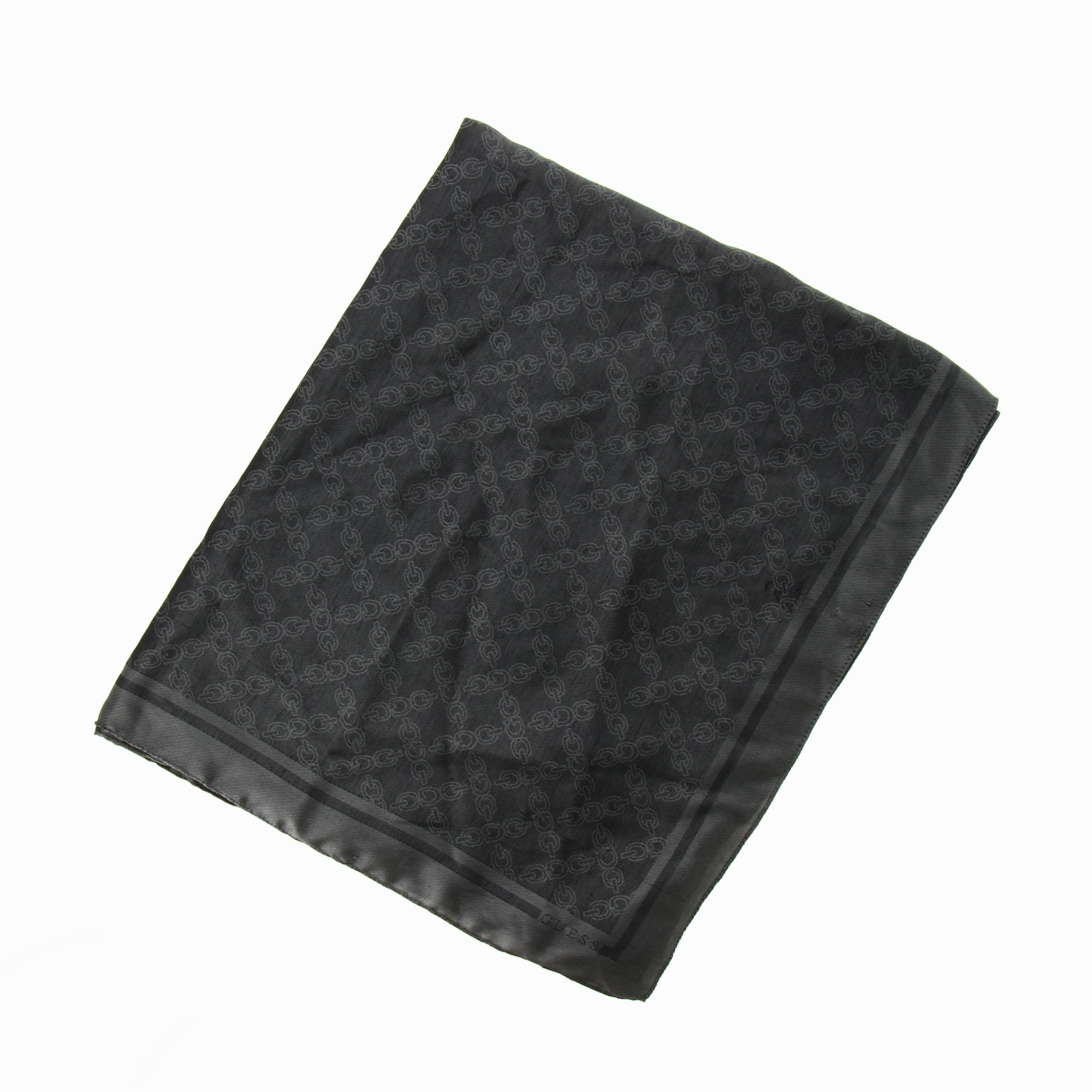 Guess, Guess, Textile Scarf, Black, AW8798POL03, 80 x 180, For Women