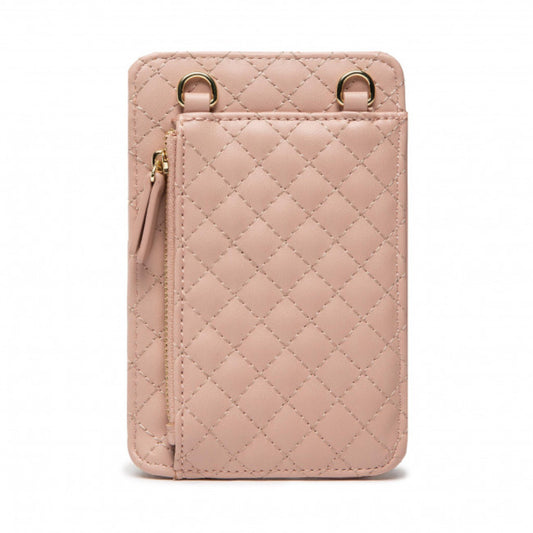 Guess, Guess, Synthetic Leather, Textile Bag, Pouch Phone, Pink, PW1510P2301, For Women, 11 x 16.5 x 1.5 cm
