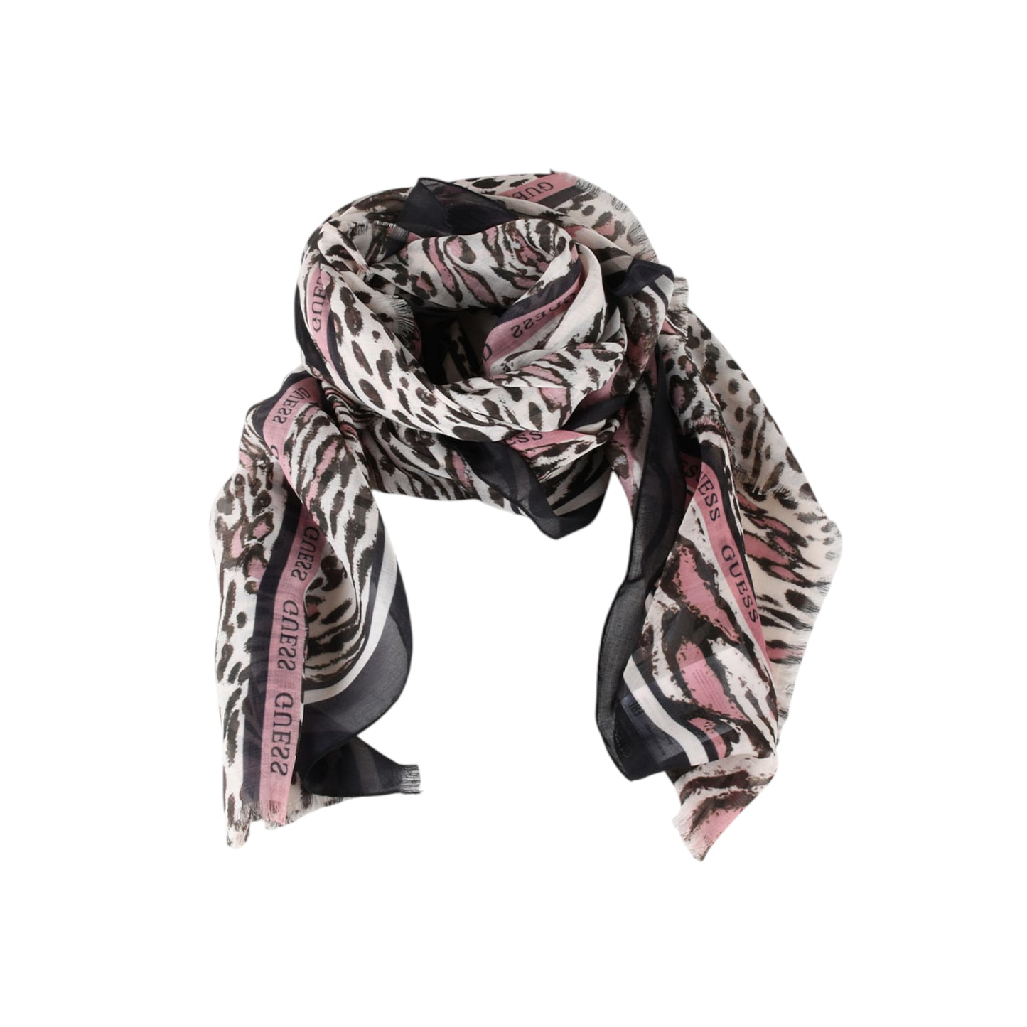 Guess, Guess, Textile Scarf, Pink, 90 x 180 cm, For Women