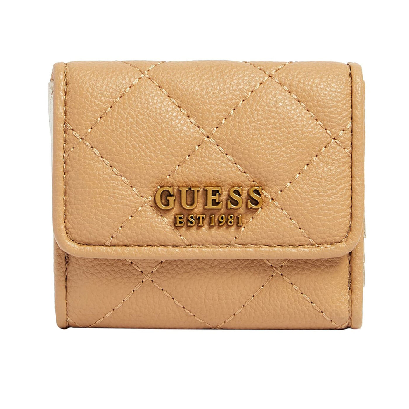 Guess, Guess, Textile Wallet, SWQB8558440, Beige, For Women