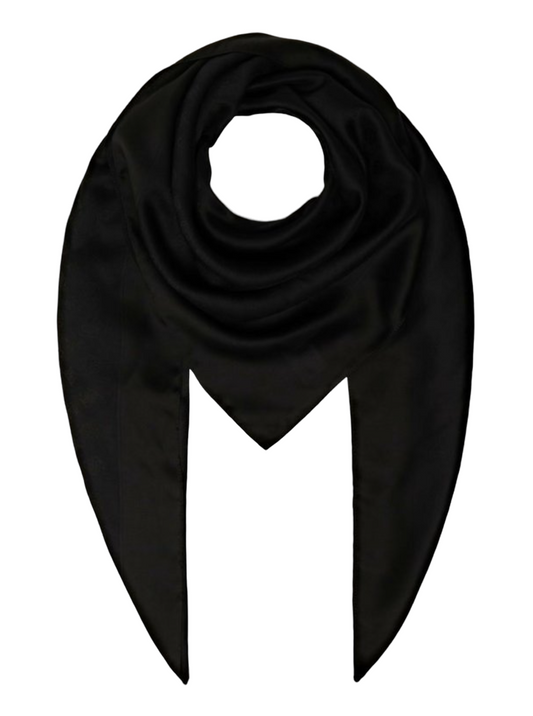 Guess, Helaina Kefiah, Textile Scarf, Black, 4G Logo, AW8850 POL03, 135 x 135 cm, For Women