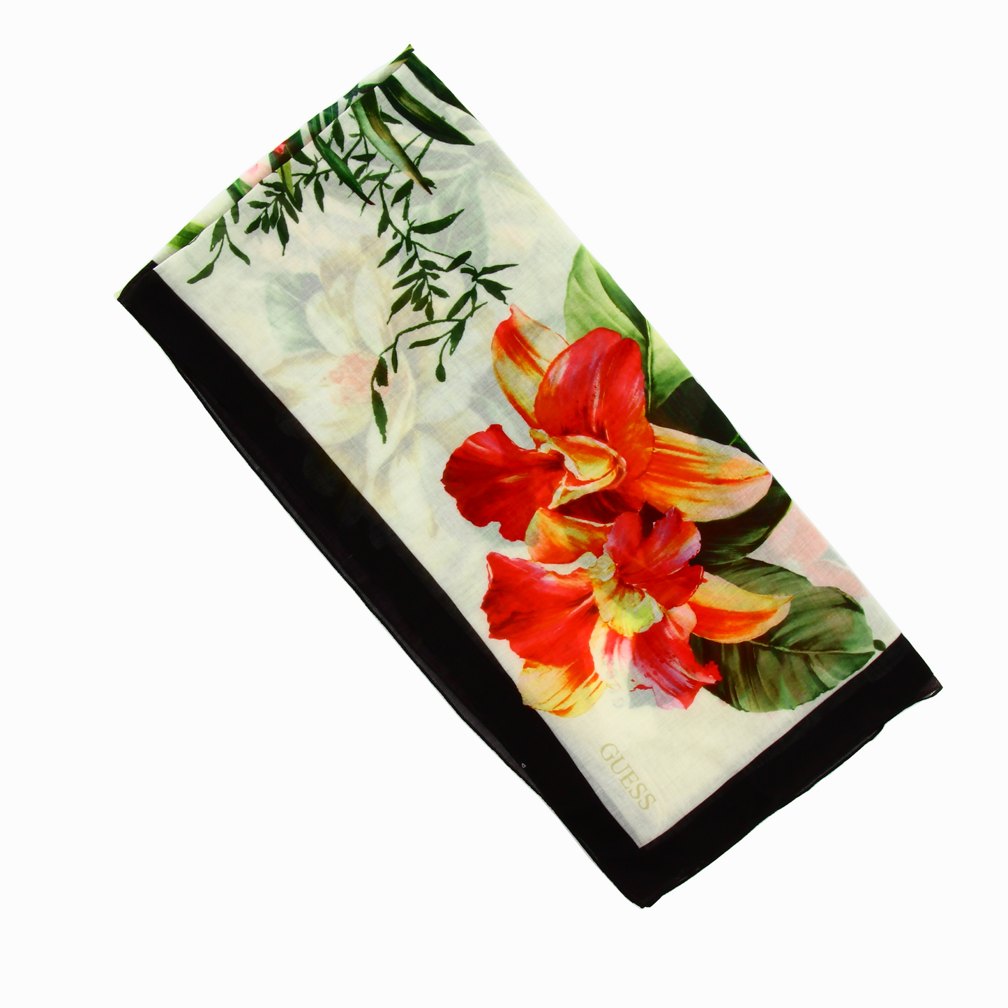 Guess, Kefiah, Textile Scarf, AW8813POL03, 120 x 120 cm, For Women