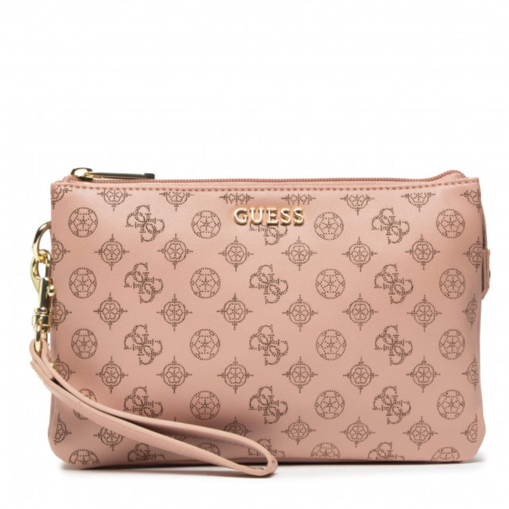 Guess, Textile Makeup Bag, Nude