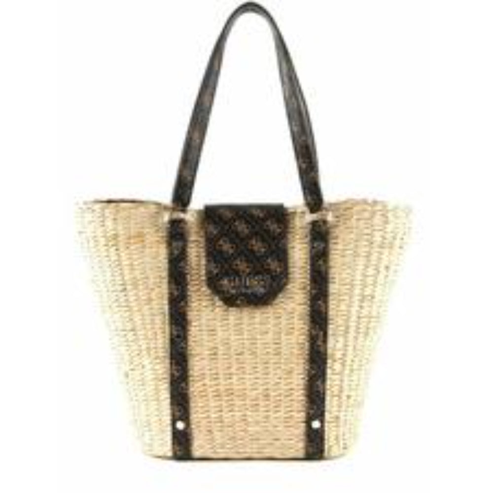 Guess, Paloma, Textile Bag, Tote, Brown, For Women