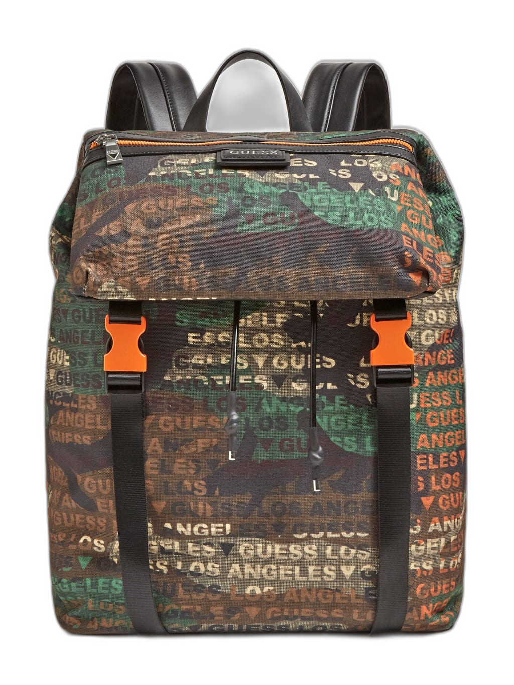 Guess, Salameda, Textile Backpack, Camouflage, Laptop Compartiment, Unisex