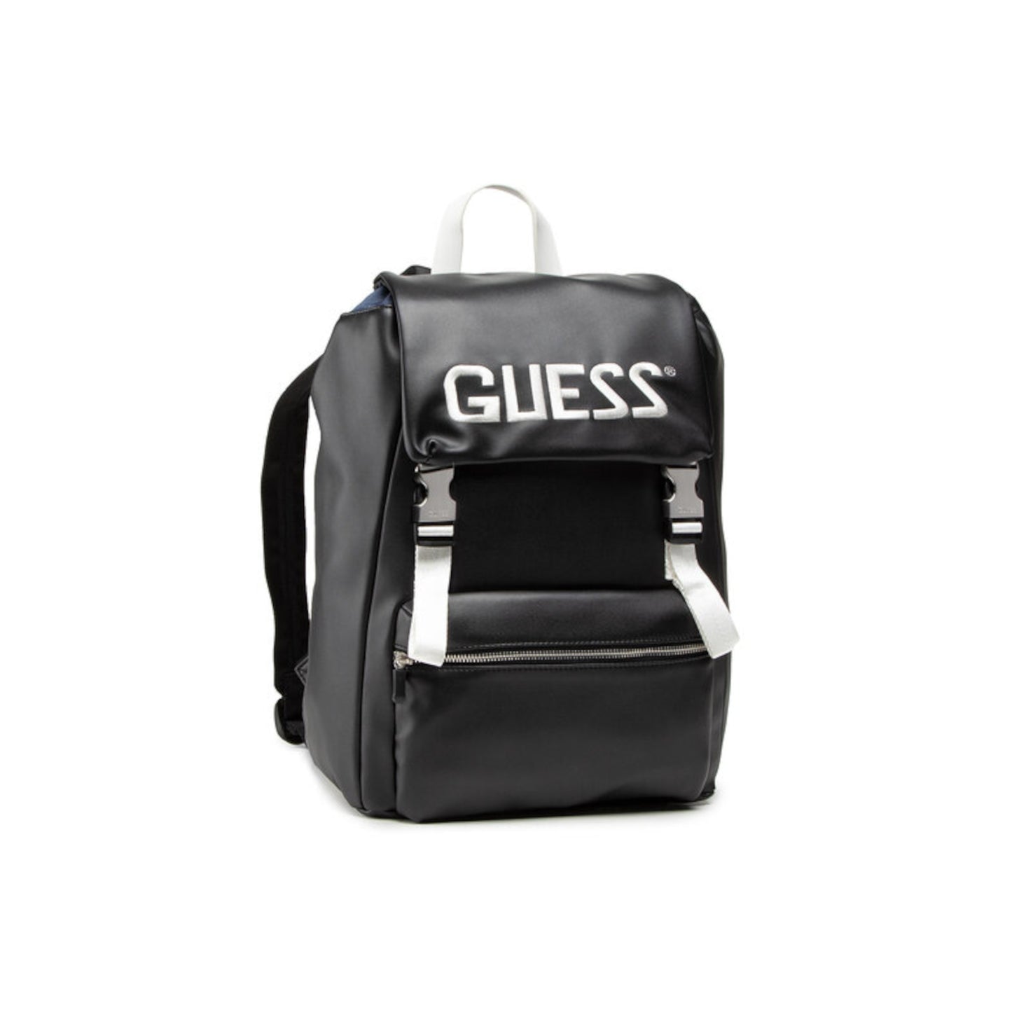 Guess, Salameda, Synthetic Leather, Textile Backpack, Black, Laptop Compartiment, HMSALOP1105, Unisex