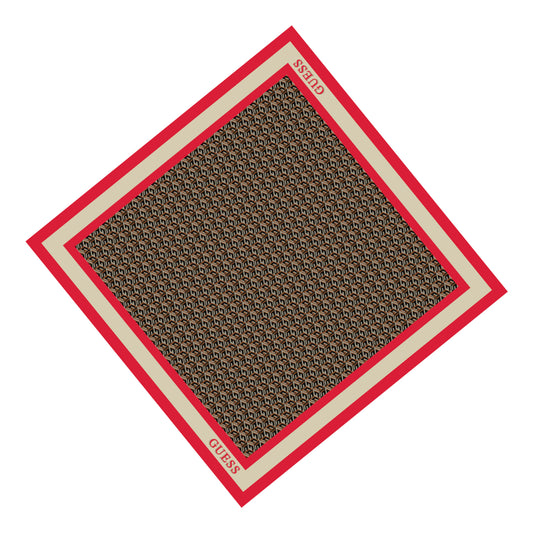 Guess, Silvana, Textile Scarf, Red, 90 x 90, For Women