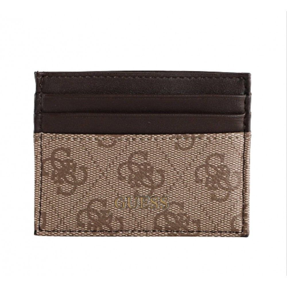 Guess, Vezzola, Leather Card Holder, SMVEZLLEA25, Brown, Unisex