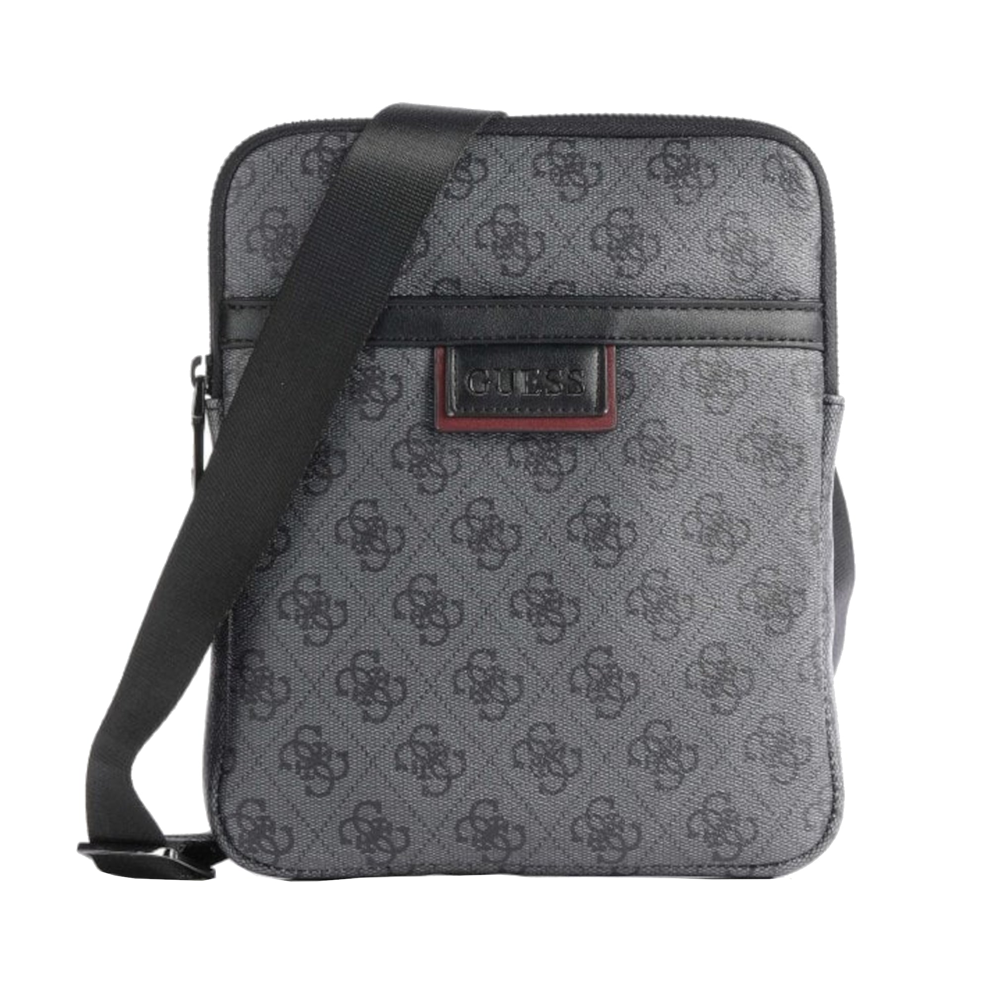 Guess, Vezzola, Textile Crossbody Bag, Black, HMVEZLP1123, 19 x 24 x 2cm, For Women