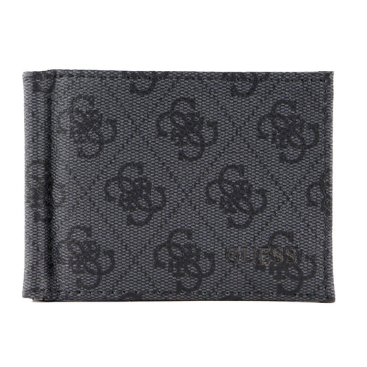 Guess, Vezzola, Textile Wallet, Coin Holder, SMVEZLLEA23, Black, For Men