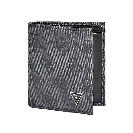 Guess, Vezzola, Textile Wallet, SMEVZLLEA22, Black, For Men