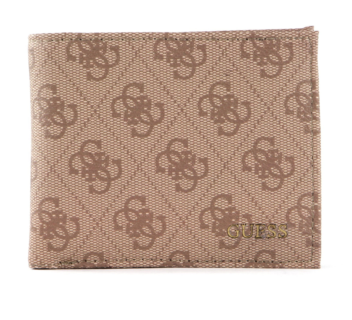 Guess, Vezzola, Textile Wallet, Coin Holder, Brown, Unisex