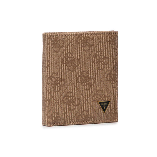 Guess, Vezzola, Textile Wallet, Small Billfold, SMVZLALEA22, Brown, For Men