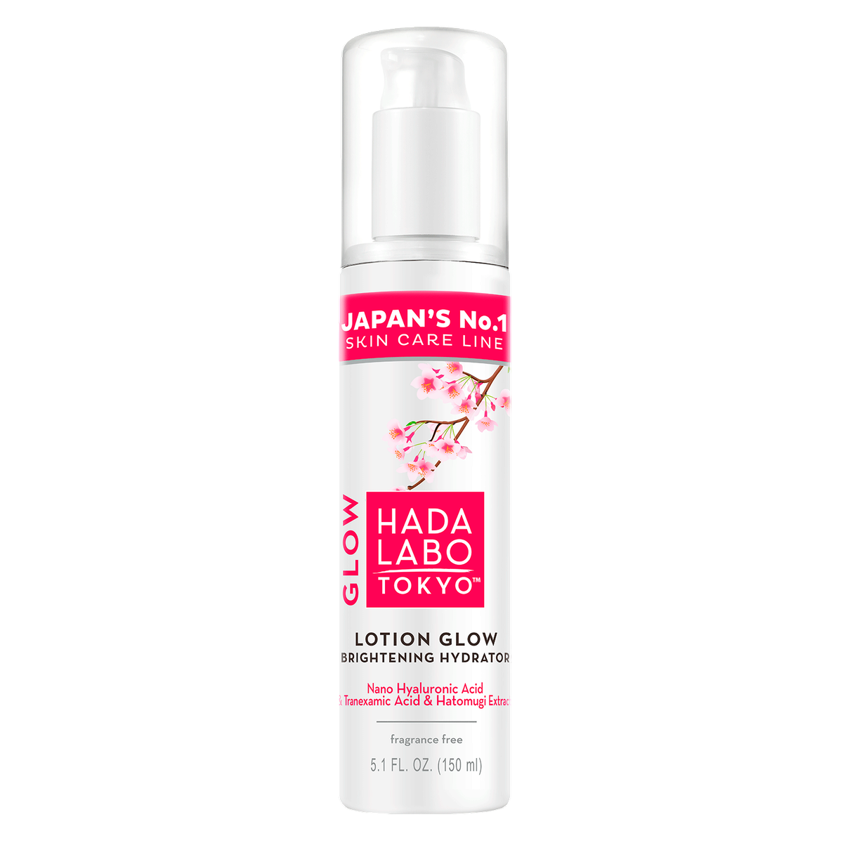 Hada Labo Tokyo, Glow, Hyaluronic Acid, Brightening, Day, Lotion, Face, 150 ml