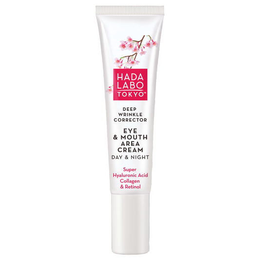 Hada Labo Tokyo, Hada Labo, Hyaluronic Acid & Collagen, Anti-Wrinkle, Day & Night, Eye Cream, 15 ml