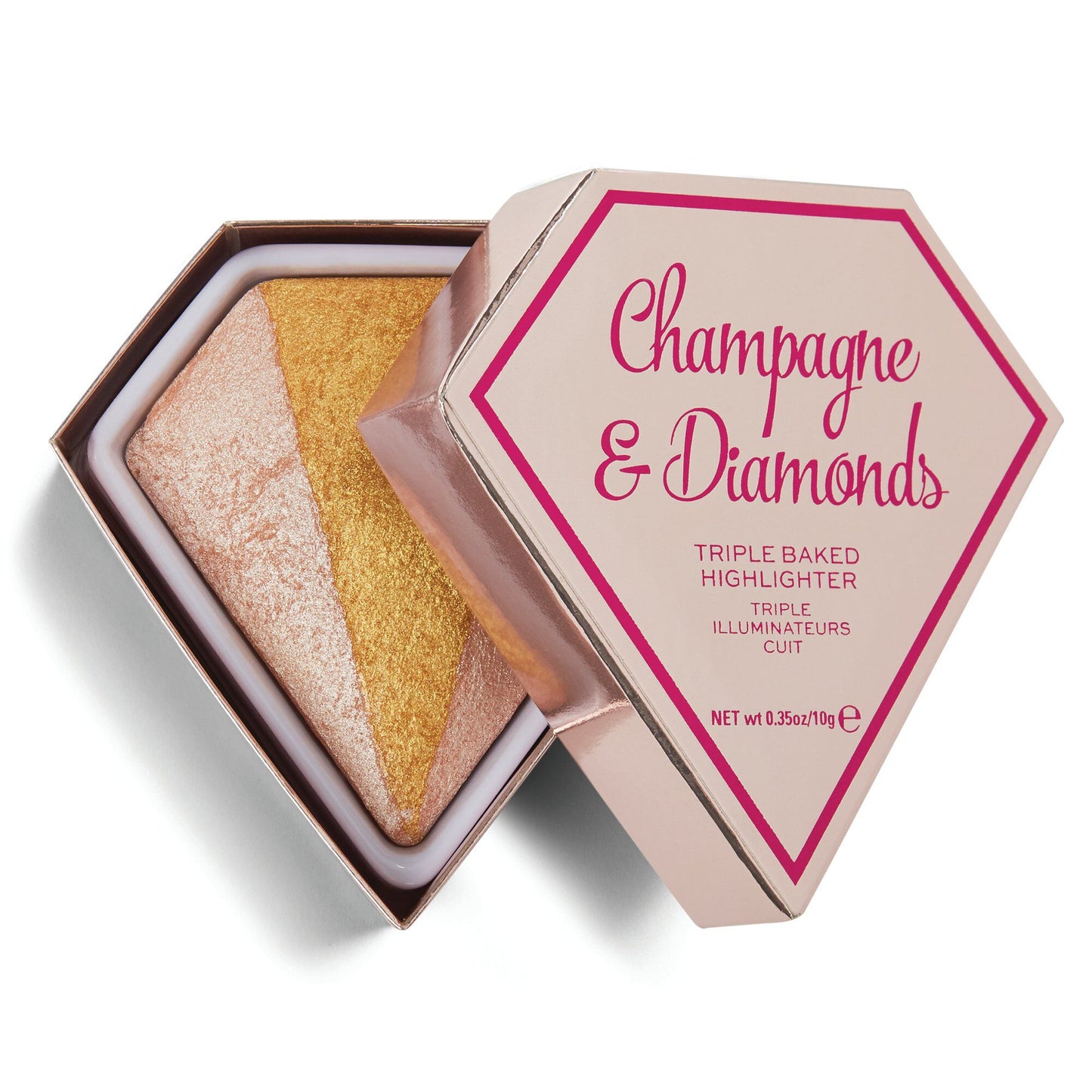 I Heart Revolution, Champagne & Diamonds, Highlighter Powder, Triple Baked, 10 g