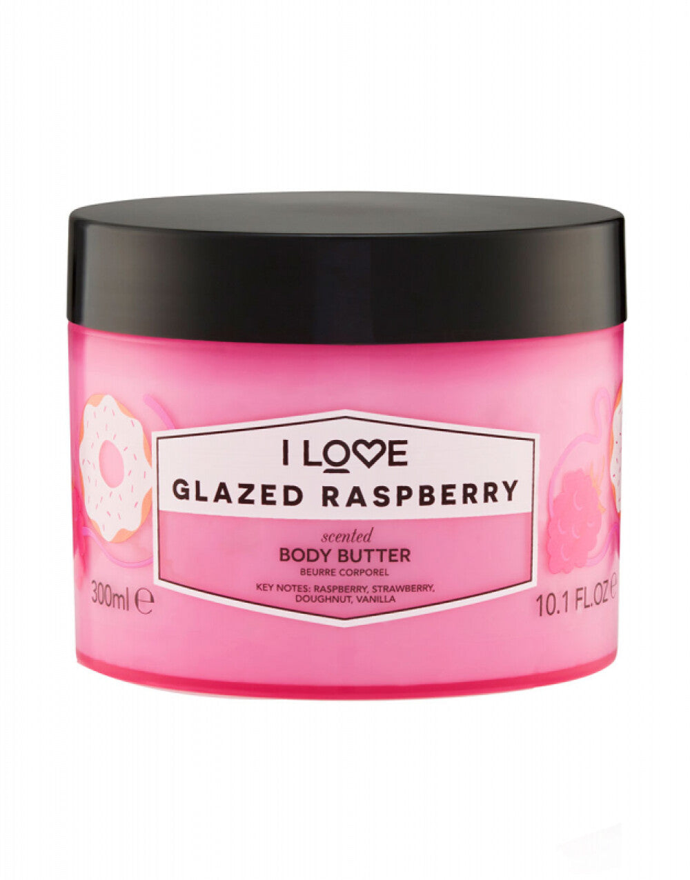I Love, Signature Collection, Vegan, Hydrating, Glazed Raspberry, Body Butter, 330 ml