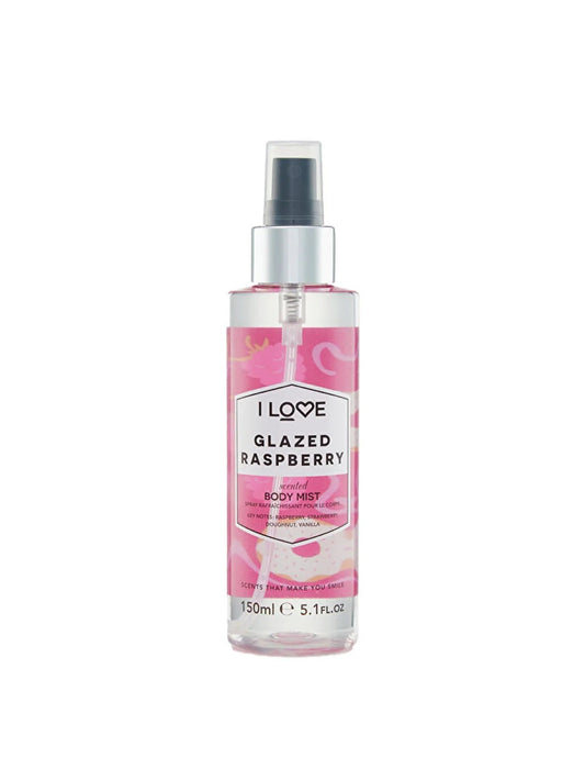 I Love, Signature Collection, Mist Spray, Glazed Raspberry, All Over The Body, 165 ml