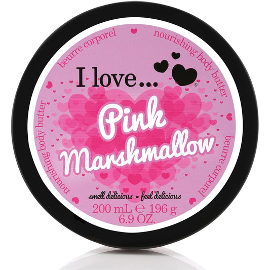 I Love, Pink Marshmallow, Hydrating, Body Butter, 200 ml
