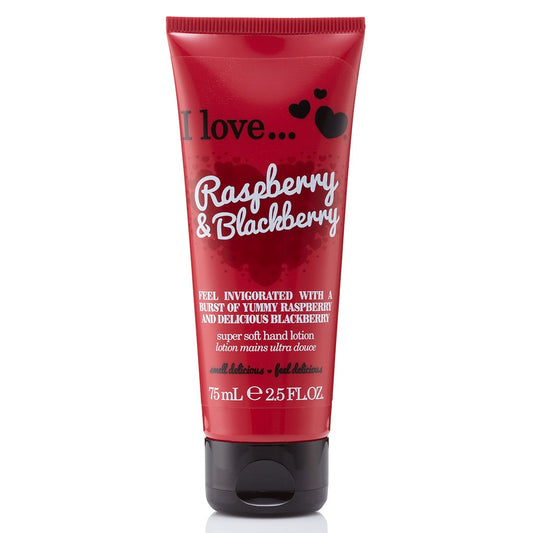 I Love, Raspberry & Blackberry, Hydrating, Hand Lotion, 75 ml