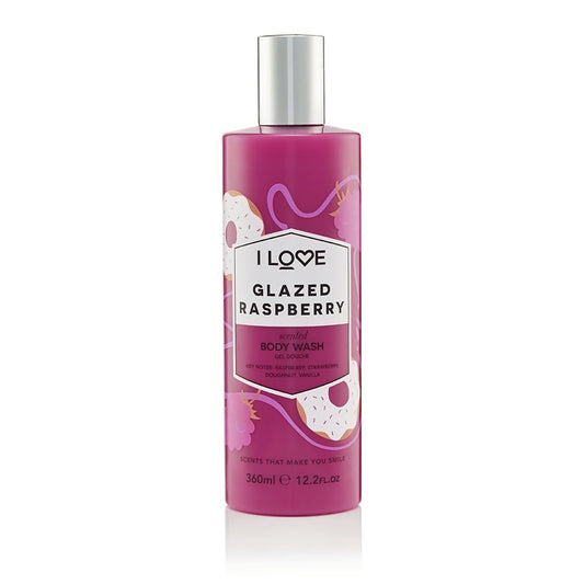 I Love, Signature Collection, Paraben-Free, Cleansing, Glazed Raspberry, Body Wash, 360 ml