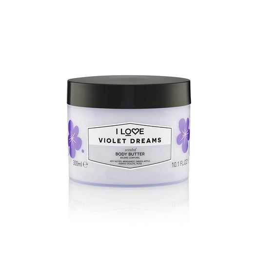 I Love, Signature Collection, Vegan, Hydrating, Violet Dreams, Body Butter, 330 ml