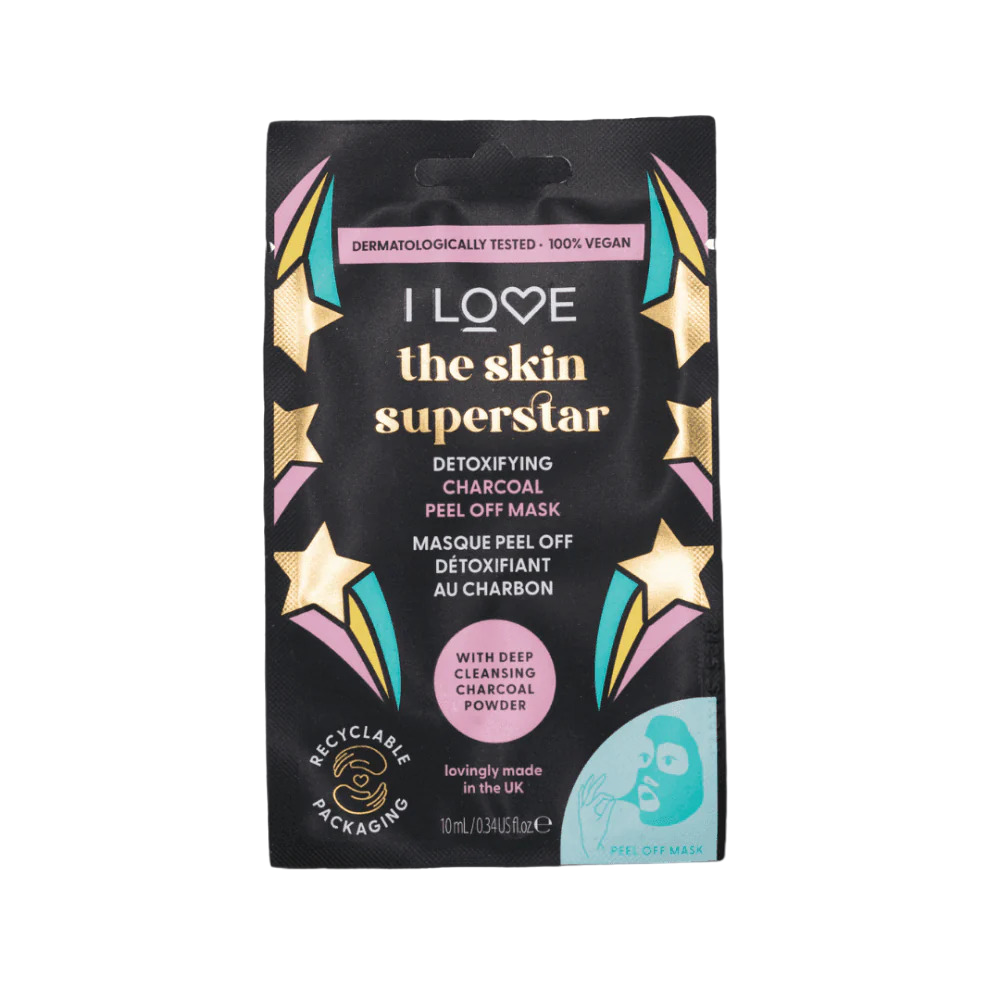 I Love, Skin Superstar, Detoxifying, Sheet Mask, For Face, 10 ml