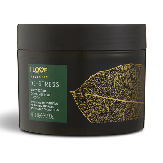 I Love, Wellness De-Stress, Vegan, Exfoliating, Body Scrub, 350 g