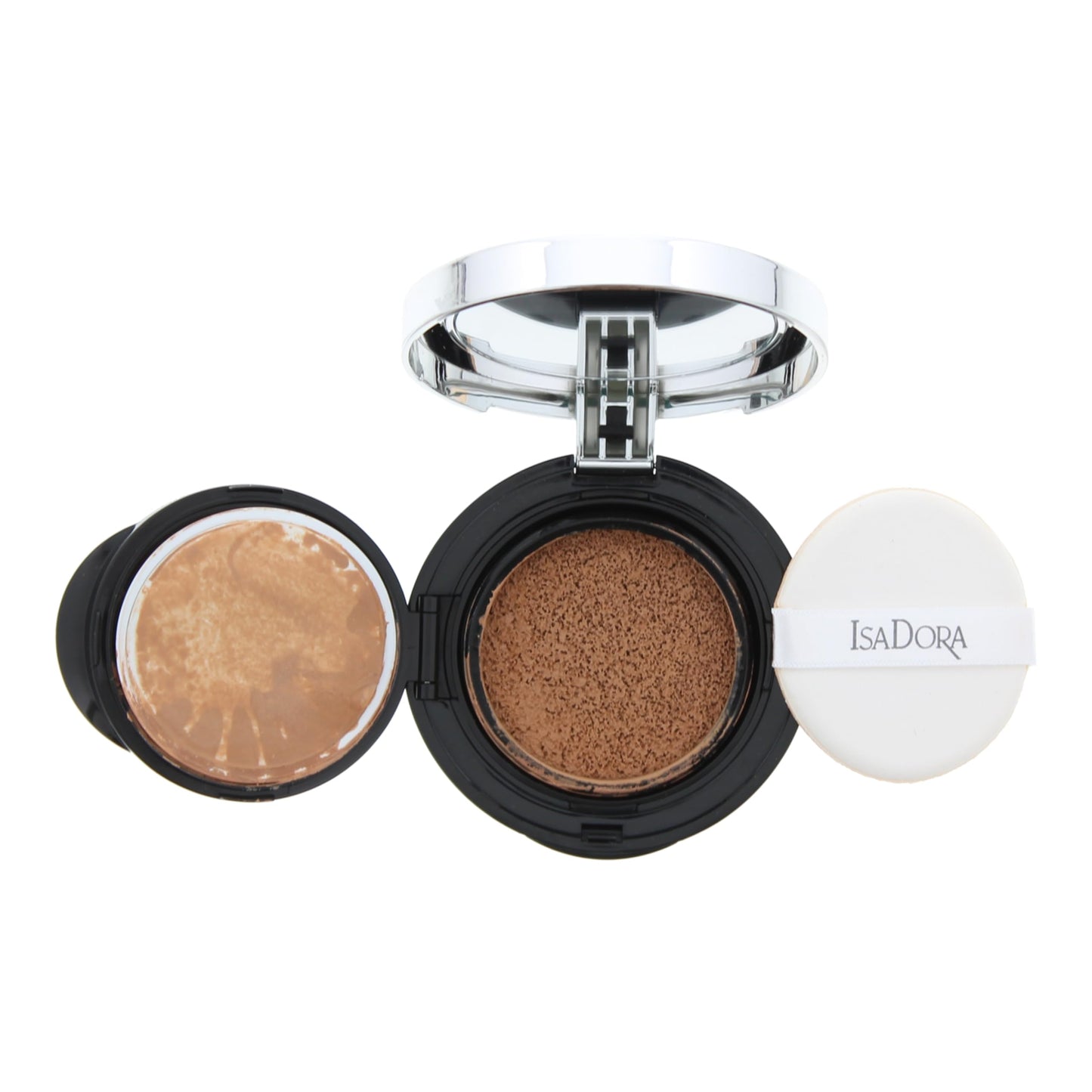 IsaDora, Nude, Fragrance-Free, Flawless Finish, Compact Foundation, 18, Nude Honey, 15 g