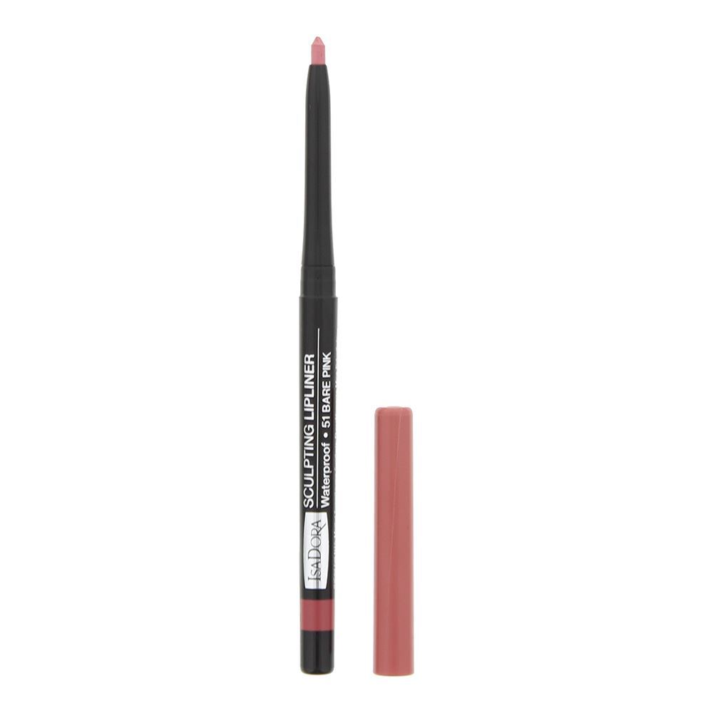 IsaDora, Sculpting, Lip Liner, Lip Liner, 51, Bare Pink, 0.3 g