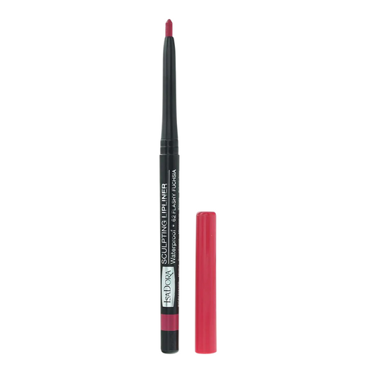 IsaDora, Sculpting, Waterproof, Retractable, Lip Liner, 62, Flashy Fuchsia, 0.3 g