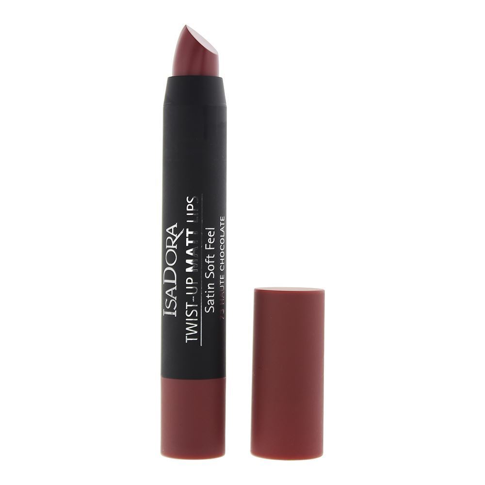 IsaDora, Twist-Up, Matt, Cream Lipstick, 73, Haute Chocolate, 3.3 g