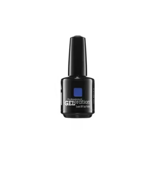 Jessica, GELeration Colours, Semi-Permanent Nail Polish, GEL-1141, Blue, 15 ml