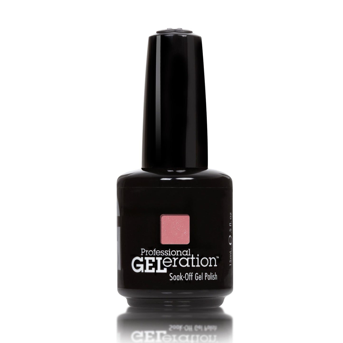 Jessica, GELeration Colours, Semi-Permanent Nail Polish, GEL-409, Tea Rose, 15 ml