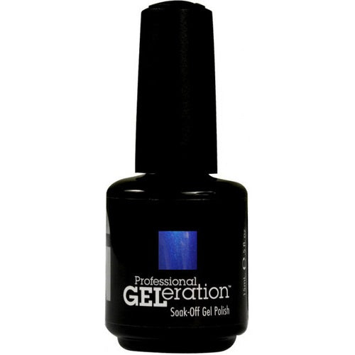 Jessica, GELeration Colours, Semi-Permanent Nail Polish, GEL-917, Midnight Moonlight, 15 ml
