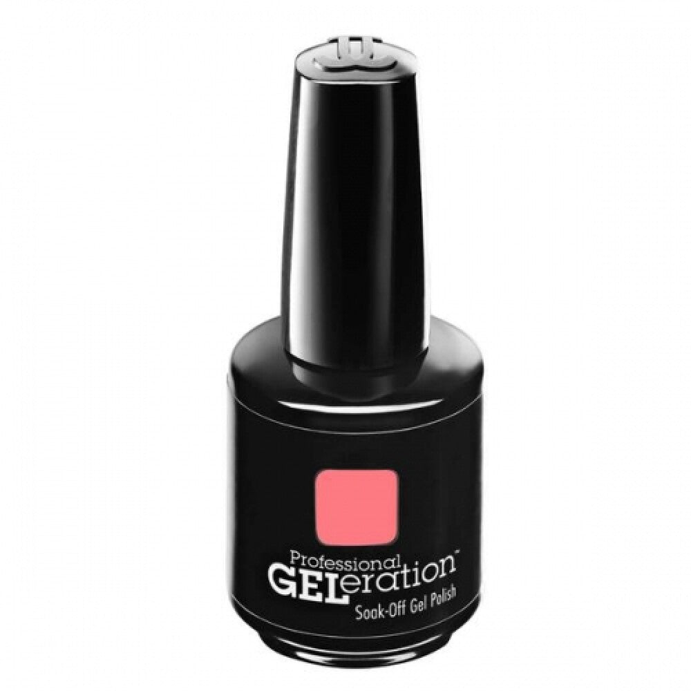 Jessica, GELeration Colours, Semi-Permanent Nail Polish, GEL-977, Coral Reef, 15 ml