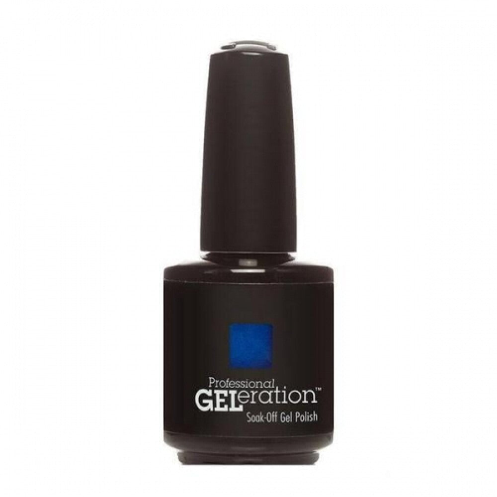 Jessica, GELeration Colours, Semi-Permanent Nail Polish, GEL-985, Blue Lagoon, 15 ml