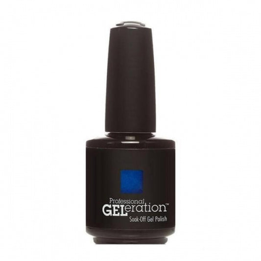 Jessica, GELeration Colours, Semi-Permanent Nail Polish, GEL-985, Blue Lagoon, 15 ml