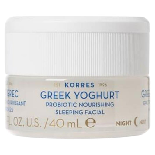 Korres, Greek Yoghurt, Nourishing, Body Cream, For Face, At Night, 40 ml